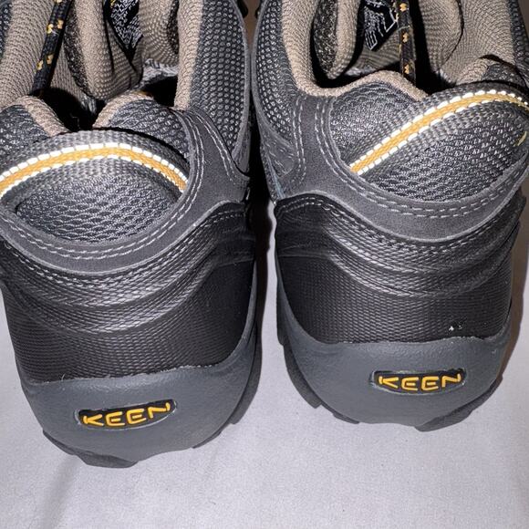 Keen Men’s Work Boots Size 10 Mens Lansing Mid Waterproof Steel Toe EUC - Picture 7 of 11